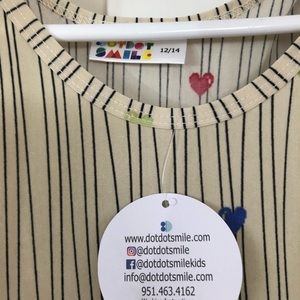 Dot Dot Smile Full Twirl Dress- 12/14 Matched Set